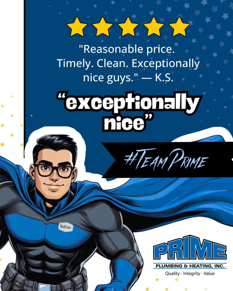 Instagram post from primeplumbing_heating. This post is in position 1.