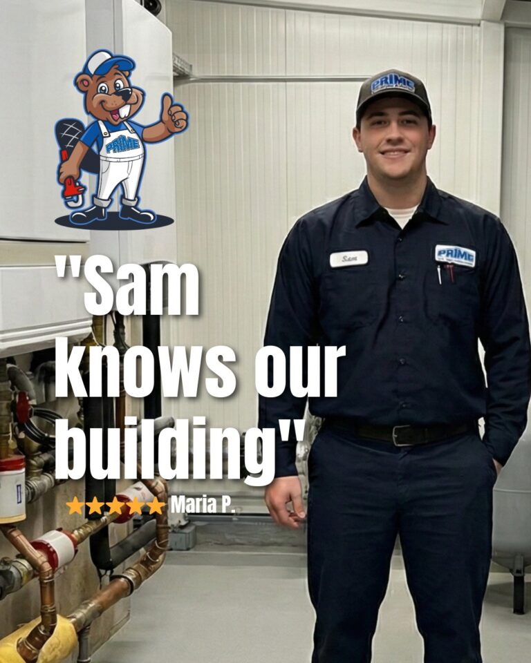 Instagram post from primeplumbing_heating. This post is in position 1.